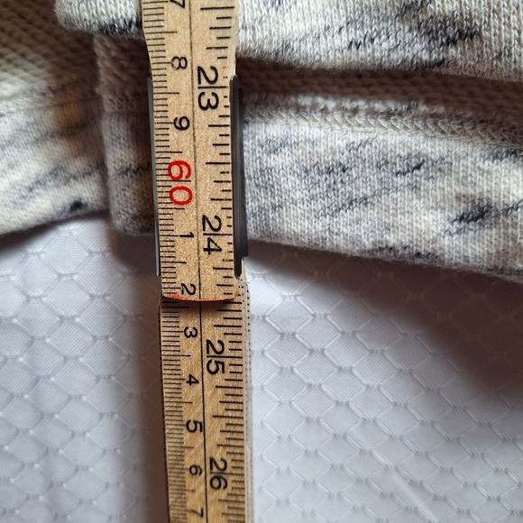 J. CREW Vintage Fleece Terry Turtleneck Sz M Speckled Comfy Cozy Boxy Apres-Ski - Picture 7 of 7